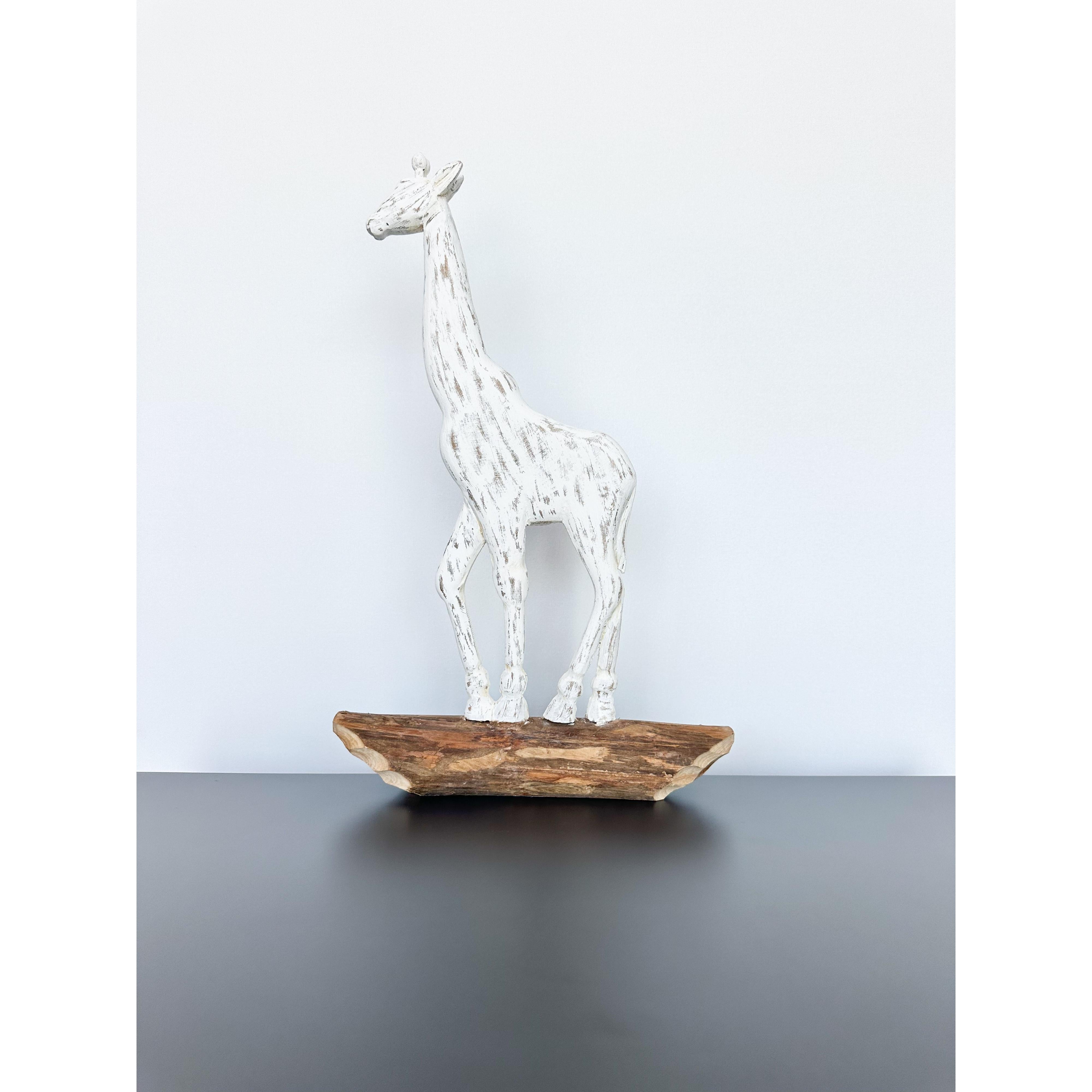 Ahşap Zürafa Dekor