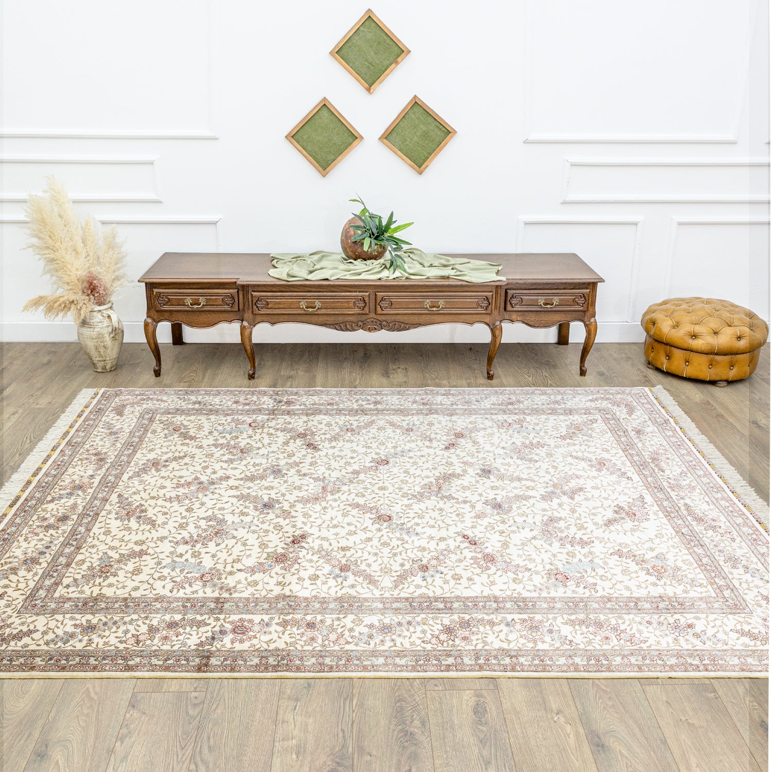 Ahves El Dokuma Çin İpeği Halı 187x273 cm