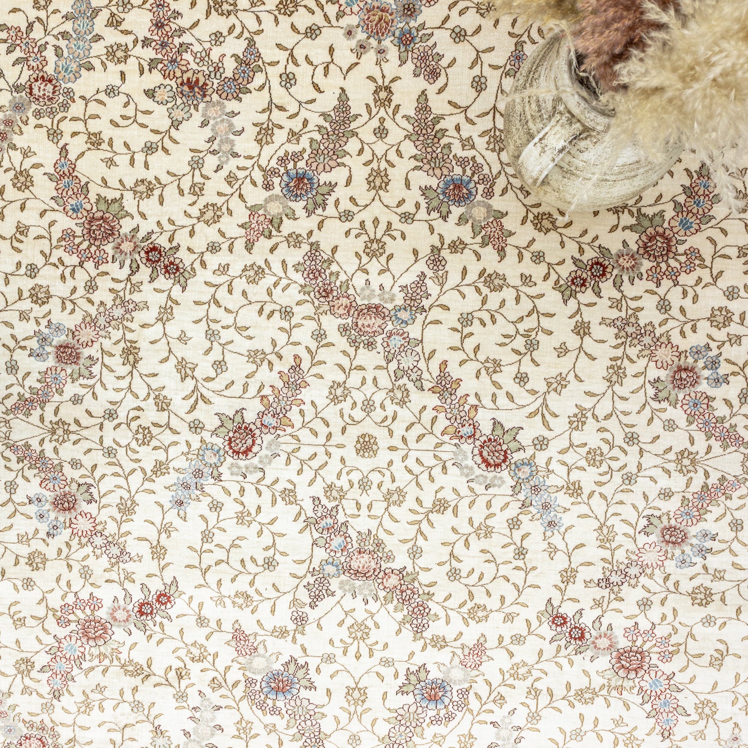 Ahves El Dokuma Çin İpeği Halı 187x273 cm