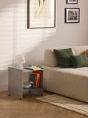 Aiden Modern Minimalist Fırçalanmış Çelik Metal Komodin