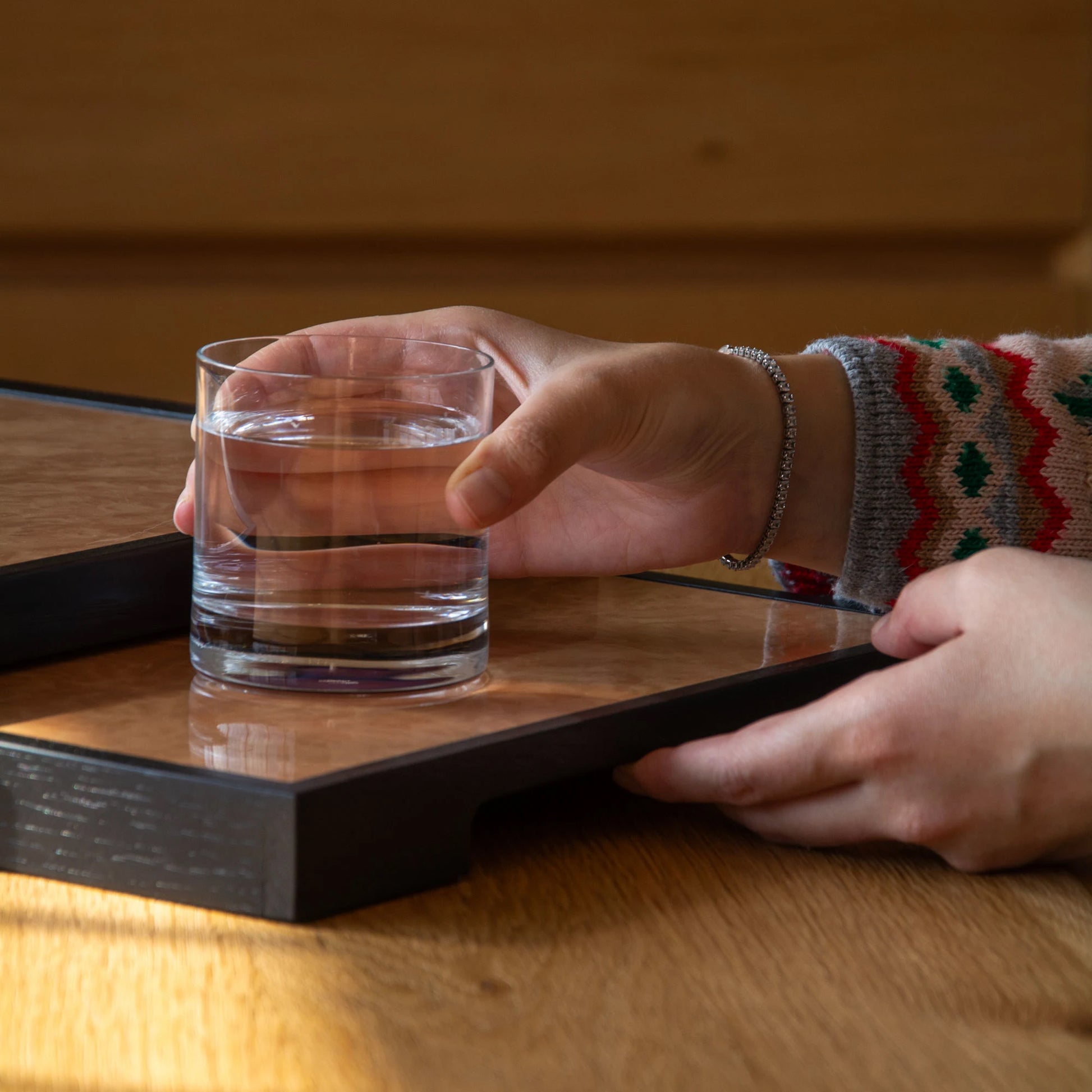 Akçaağaç Ahşap Tepsi Seti - EDGE Serisi-Tepsi-ANANAS DESIGN + CRAFTS-NowShopFun