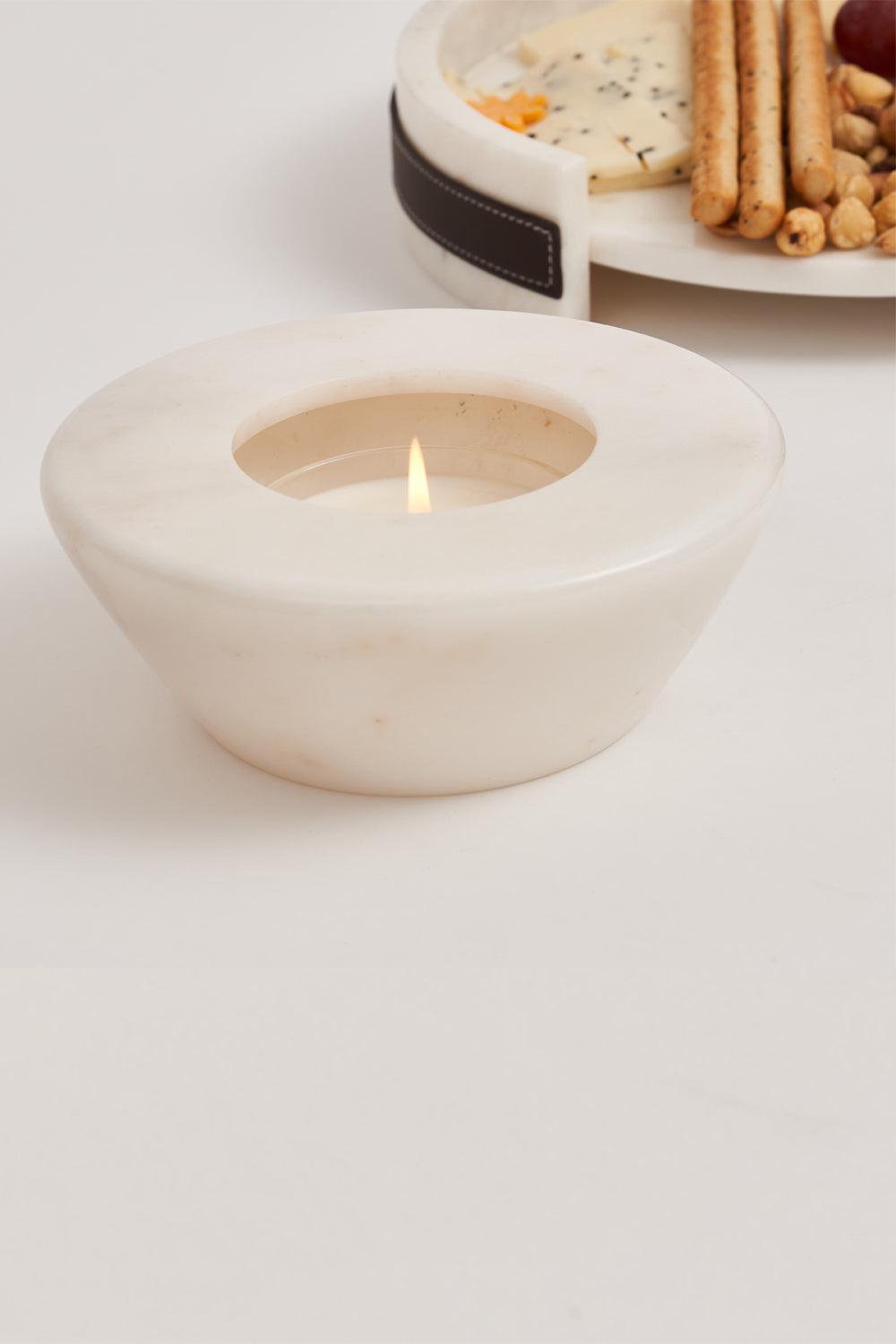 Alba Beyaz Mermer Mumluk-Mumluk-Haus 34 Project-NowShopFun