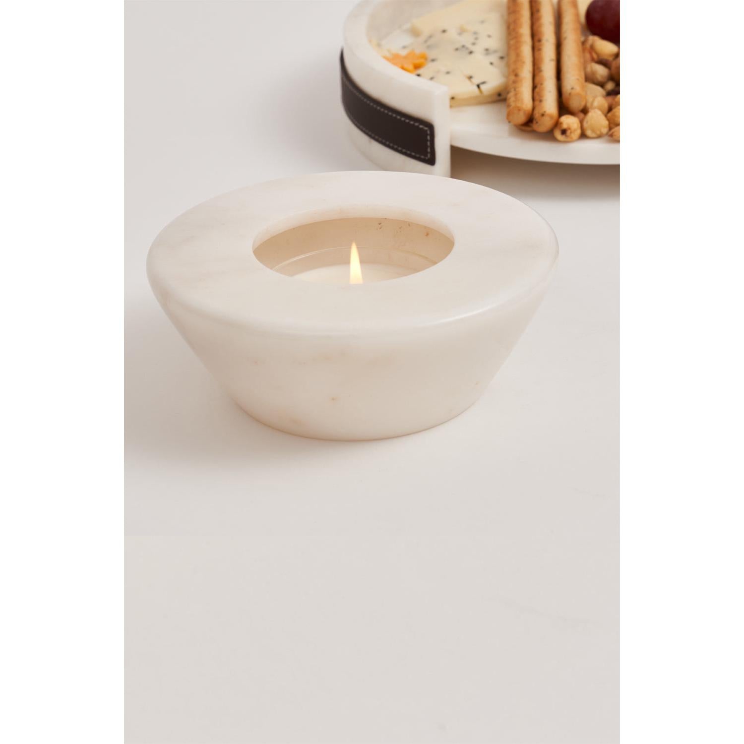 Alba Beyaz Mermer Mumluk-Mumluk-Haus 34 Project-NowShopFun