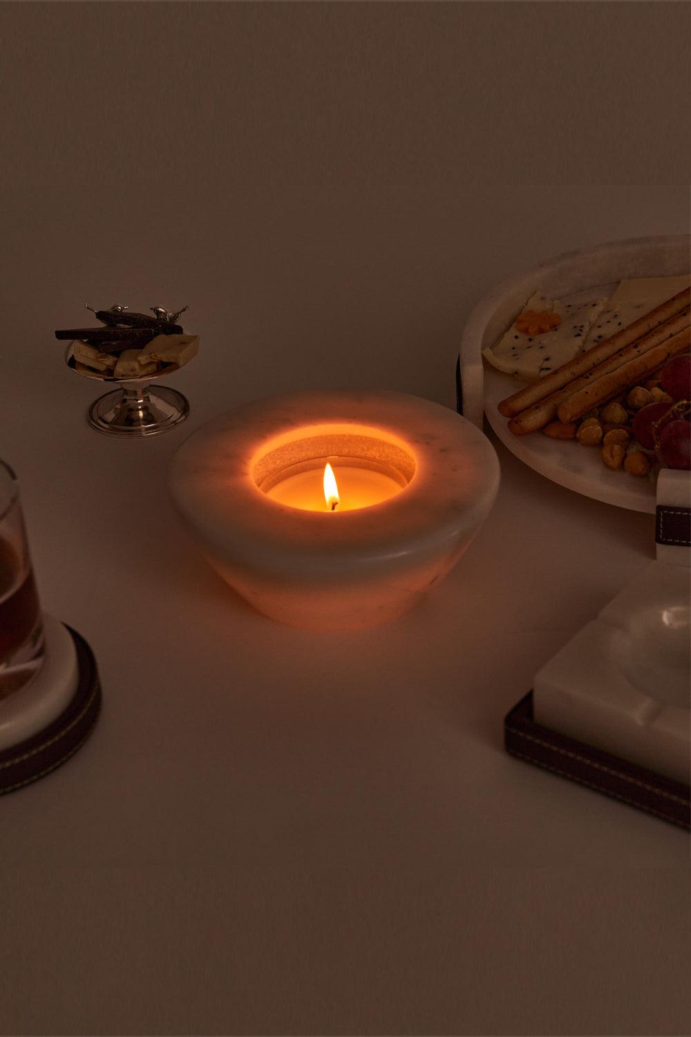 Alba Beyaz Mermer Mumluk-Mumluk-Haus 34 Project-NowShopFun