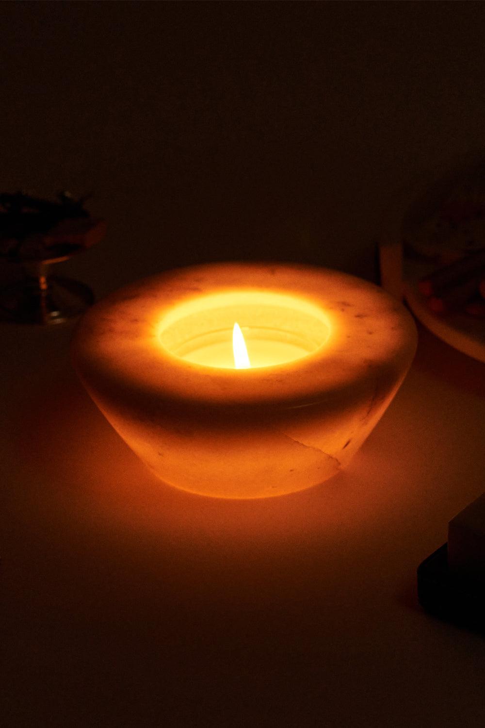 Alba Beyaz Mermer Mumluk-Mumluk-Haus 34 Project-NowShopFun