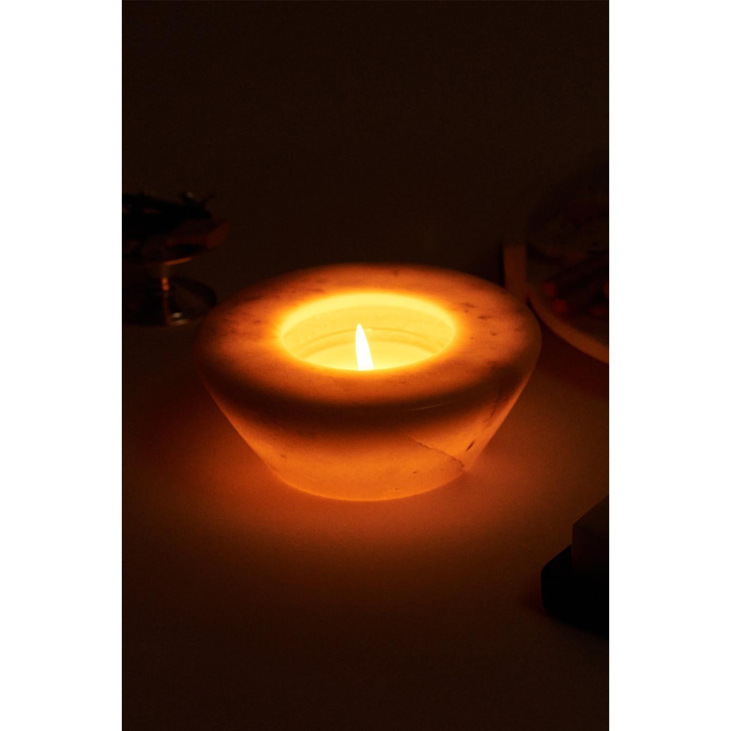 Alba Beyaz Mermer Mumluk-Mumluk-Haus 34 Project-NowShopFun