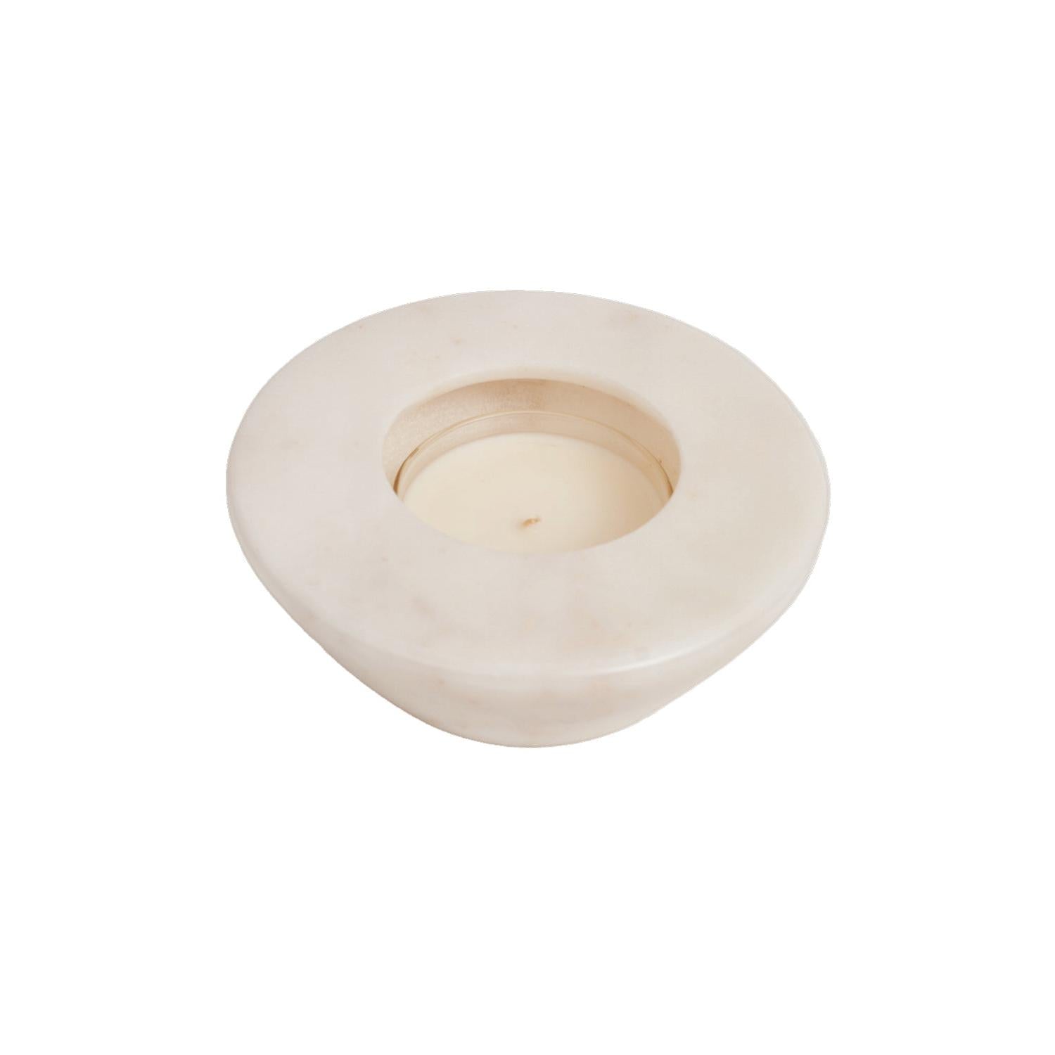 Alba Beyaz Mermer Mumluk-Mumluk-Haus 34 Project-NowShopFun