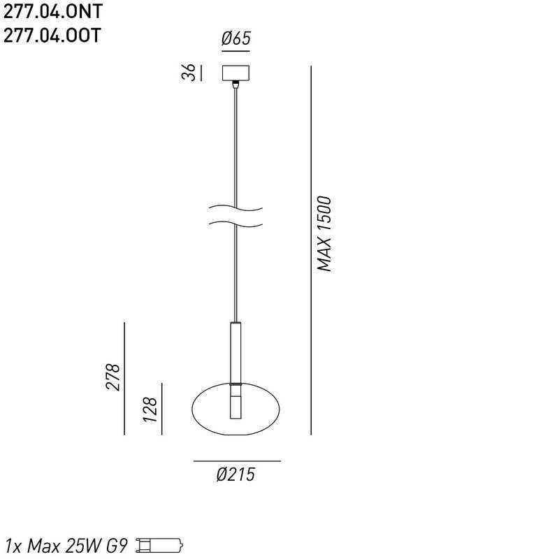 Alchimia Cipolla SarKit 1l Anti̇k Pi̇Ri̇Nç Şeffaf Ø21x27 Cm G9 Led 1x5w
