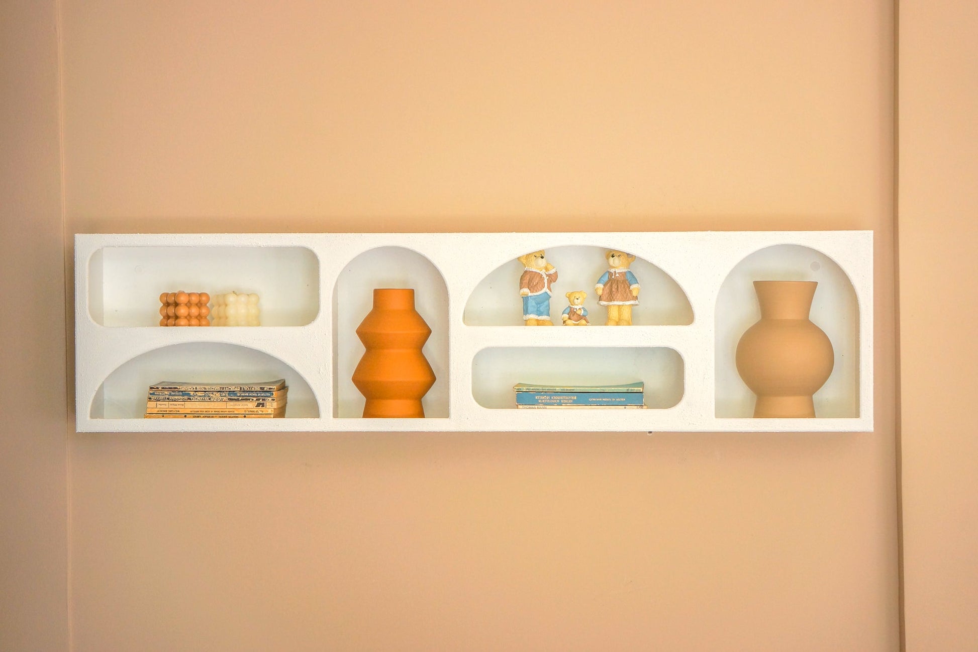 Alçı Görünümlü Duvar Rafı/Niş-Duvar Rafı-Semya Home-NowShopFun