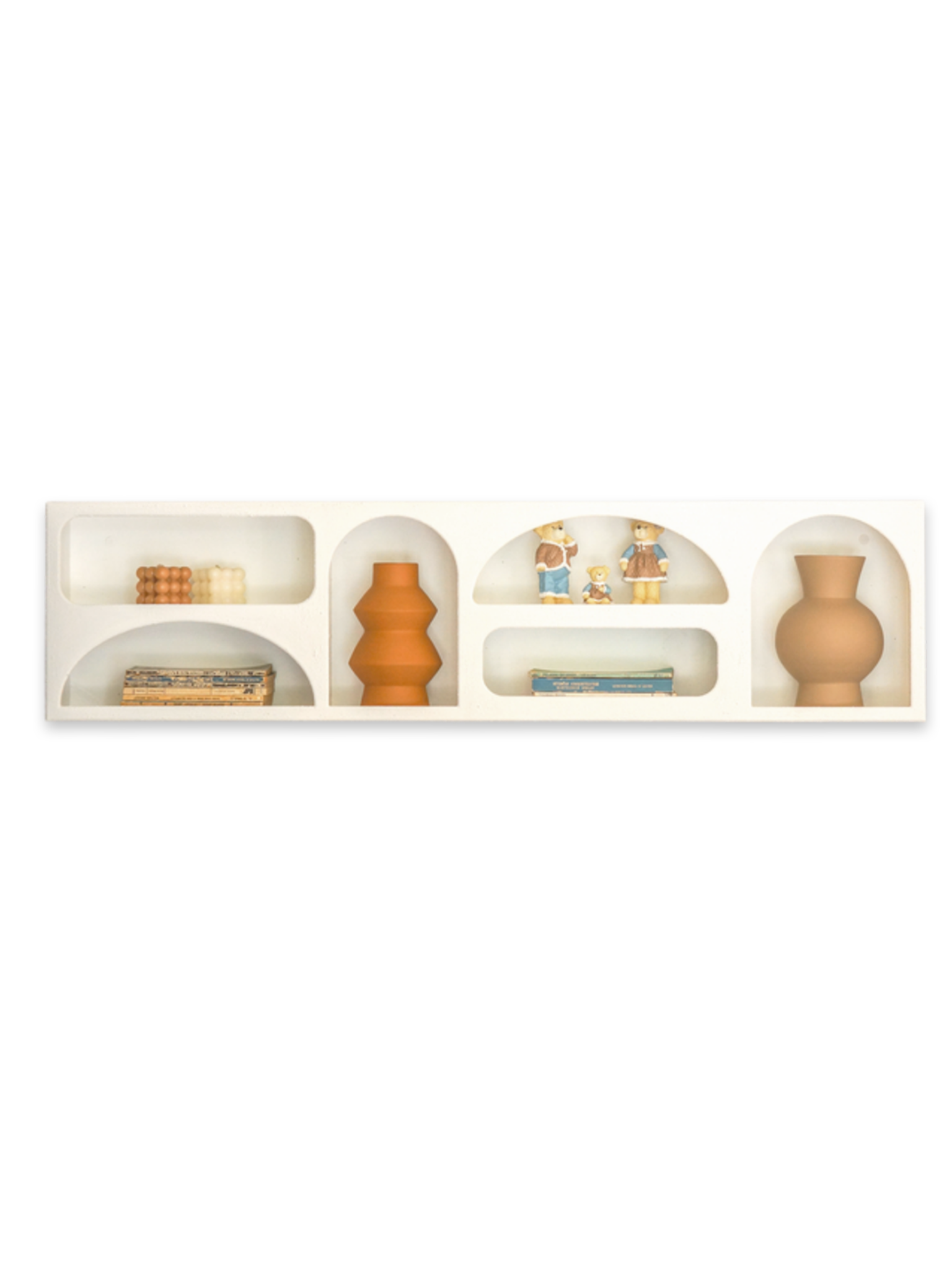 Alçı Görünümlü Duvar Rafı/Niş-Duvar Rafı-Semya Home-NowShopFun