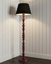 Alfie Ahşap Lambader Bordo-Lambader-Pinot Interior-NowShopFun