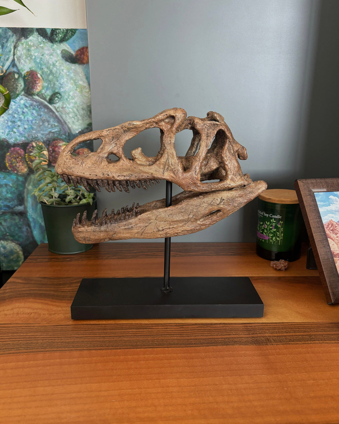 Allosaurus Fosil Heykeli-Heykel-The Fossil Art-NowShopFun