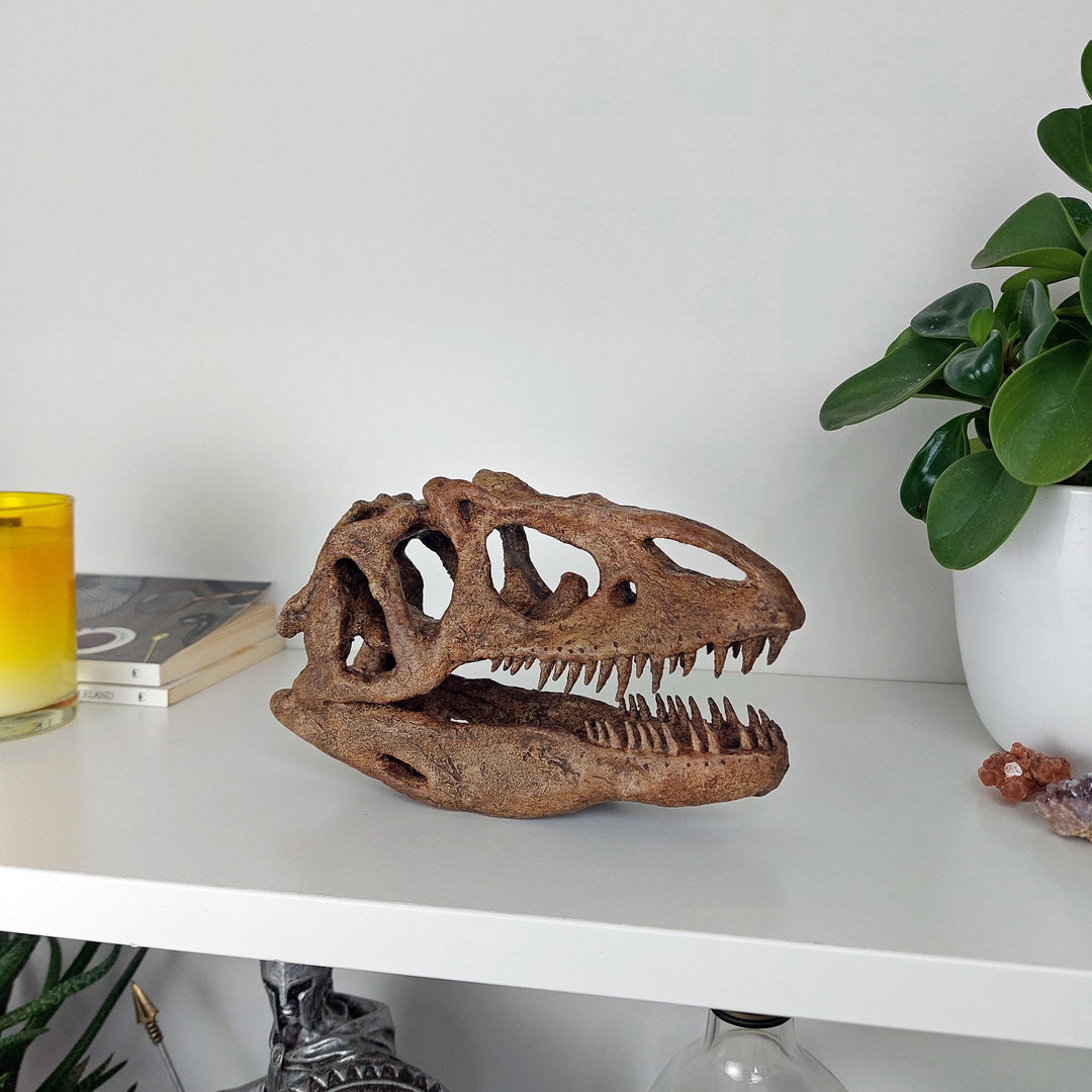 Allosaurus Mini Seramik Heykel-Heykel-The Fossil Art-NowShopFun