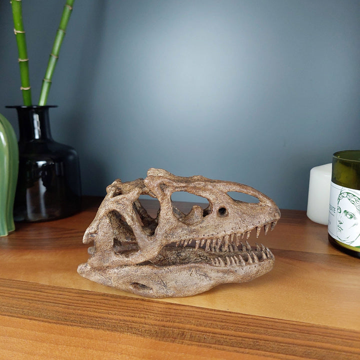 Allosaurus Mini Seramik Heykel-Heykel-The Fossil Art-NowShopFun