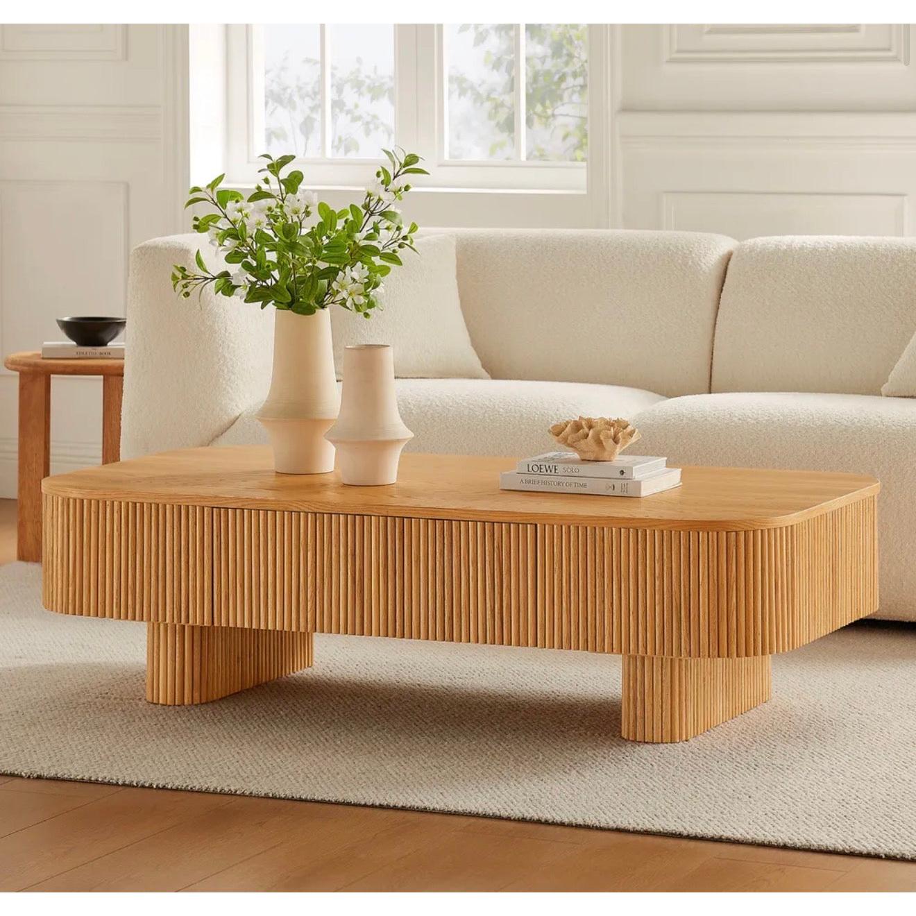 Alora Ahşap Orta Sehpa