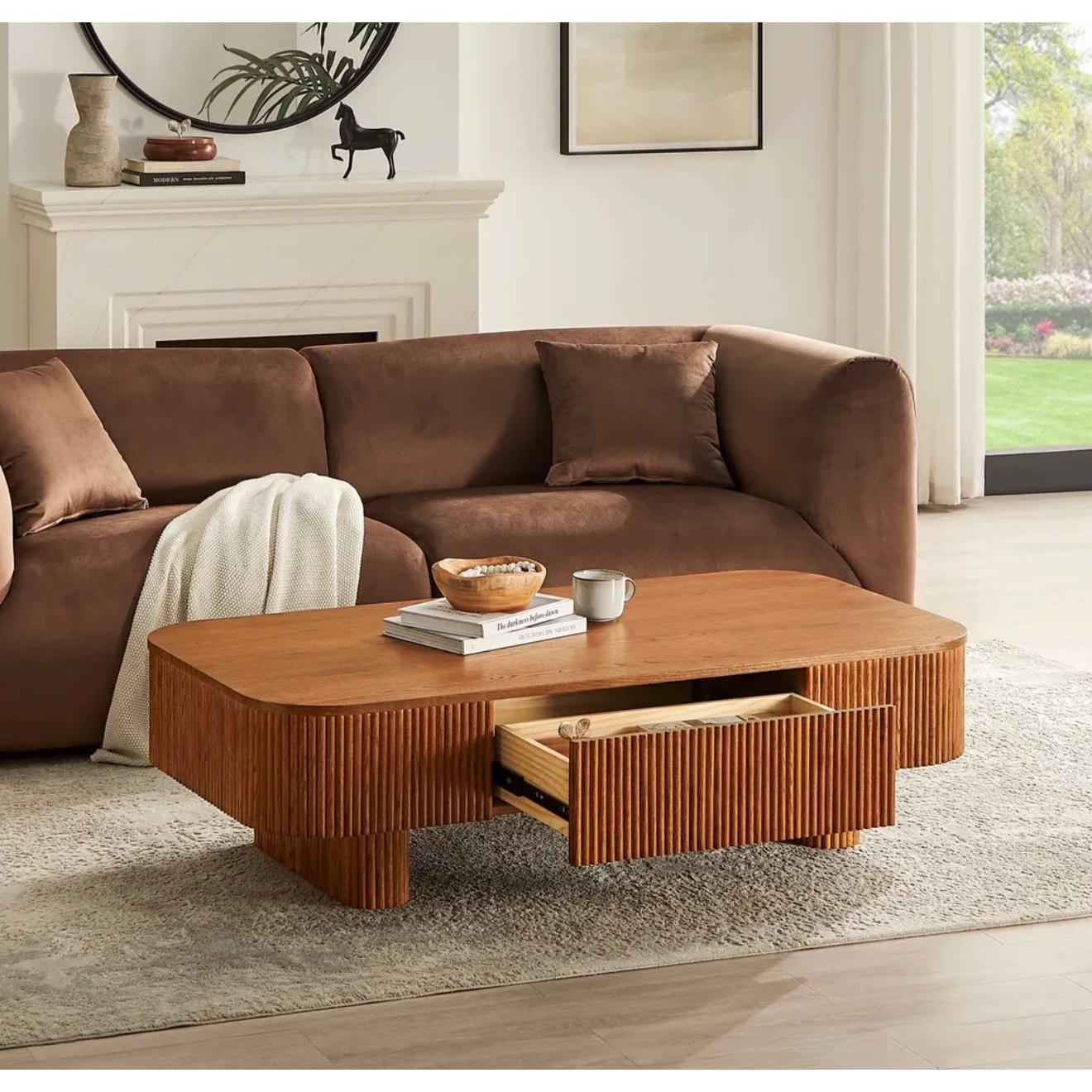 Alora Ahşap Orta Sehpa