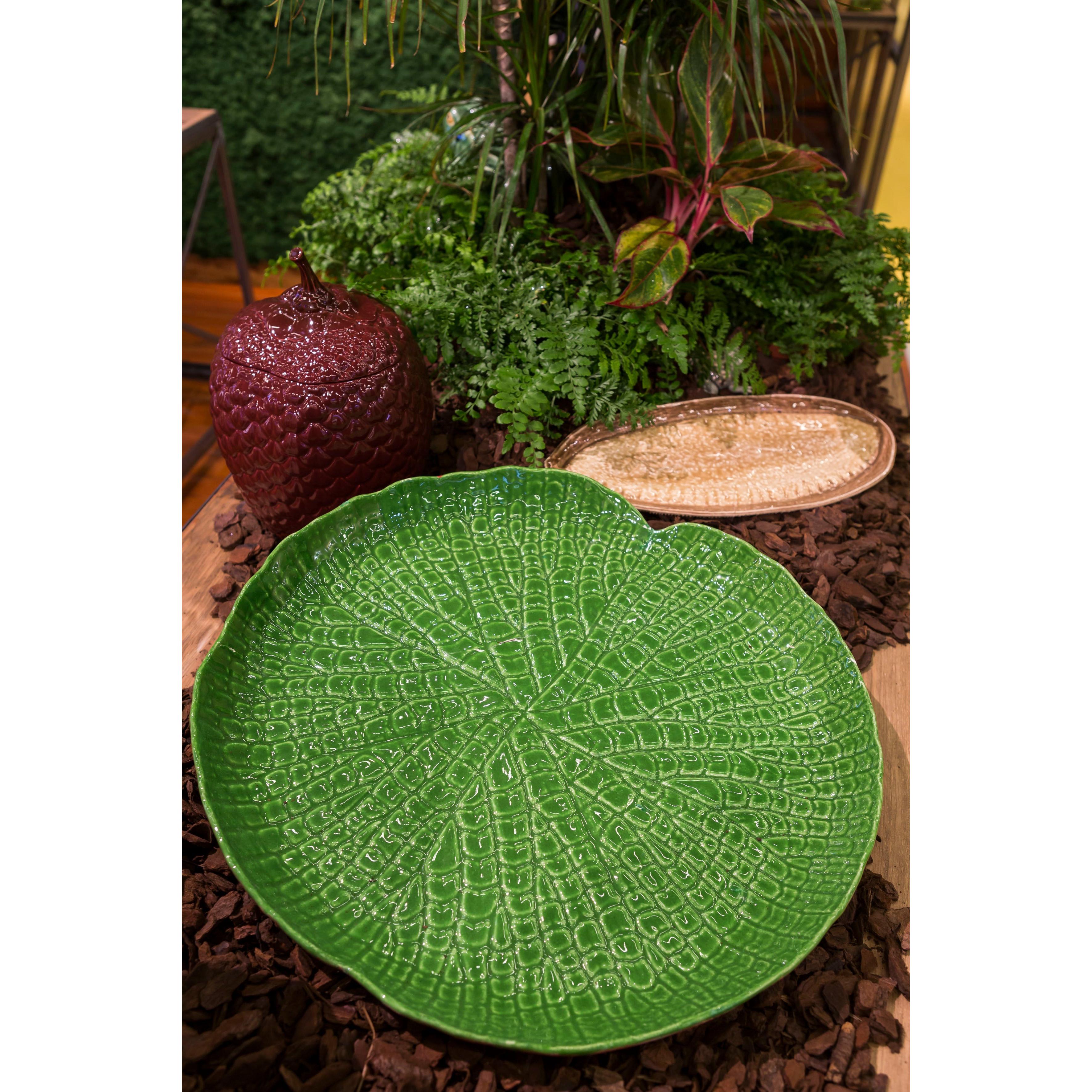 Amazonia Seramik Servis Tabağı