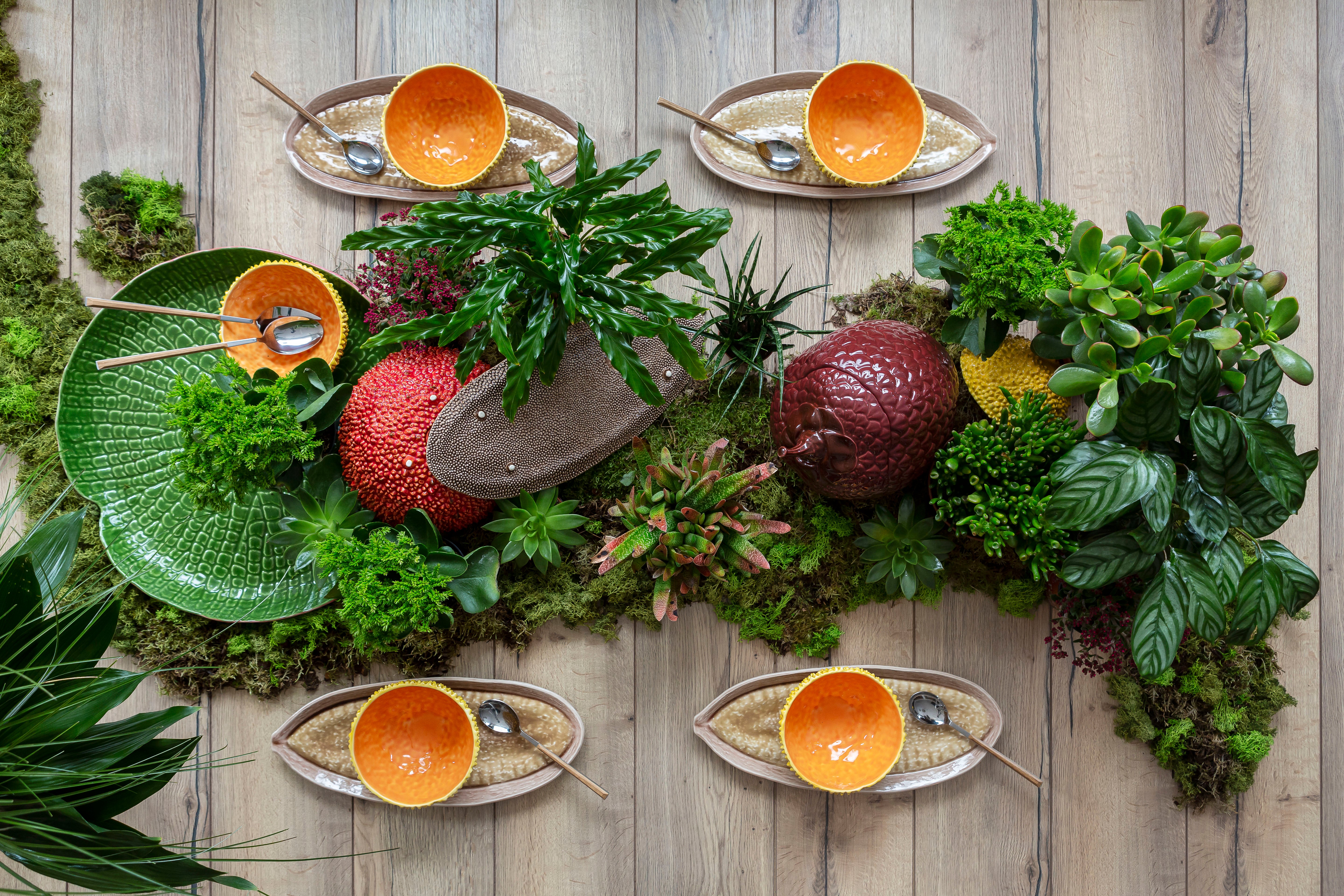 Amazonia Seramik Servis Tabağı