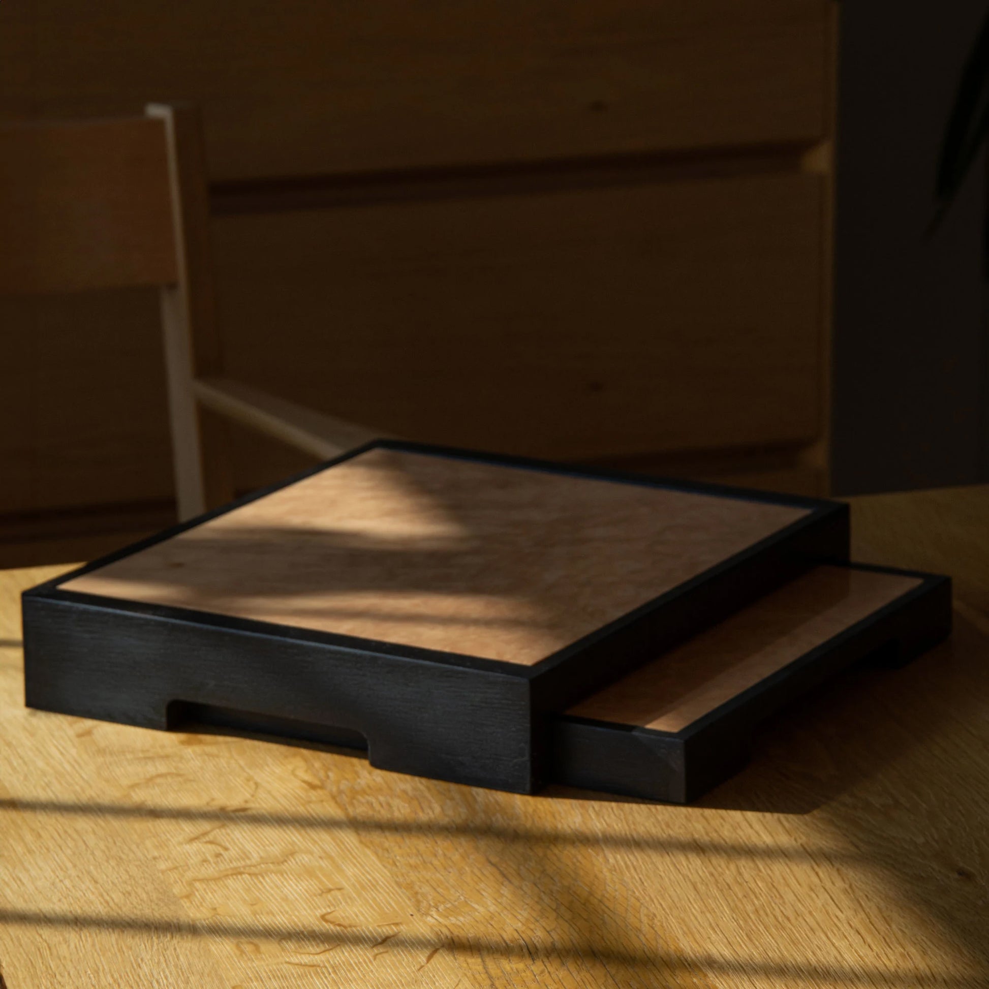 Akçaağaç Ahşap Tepsi Seti - EDGE Serisi-Tepsi-ANANAS DESIGN + CRAFTS-NowShopFun