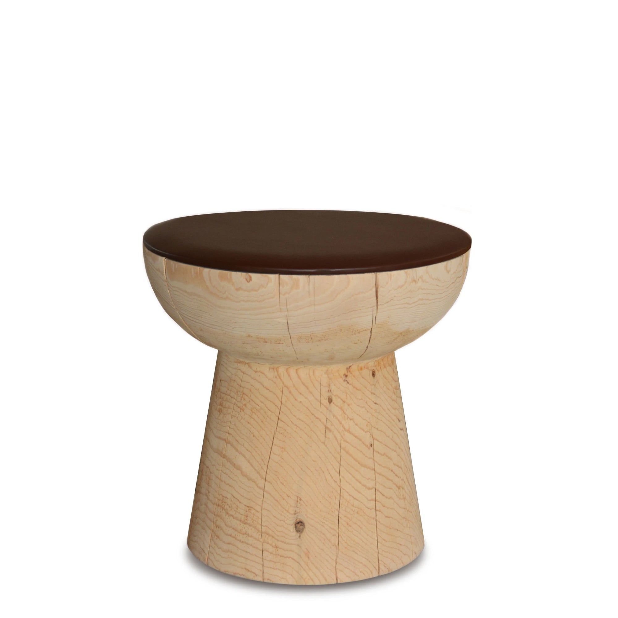 Buka Sehpa / Tabure Masif Sedir Blok Ağaç - nowshopfun