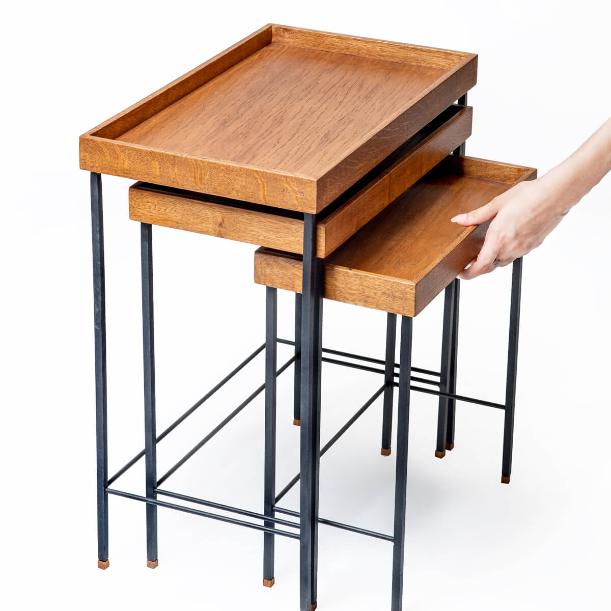 Masif Meşe Zigon Sehpa - Edge Serisi