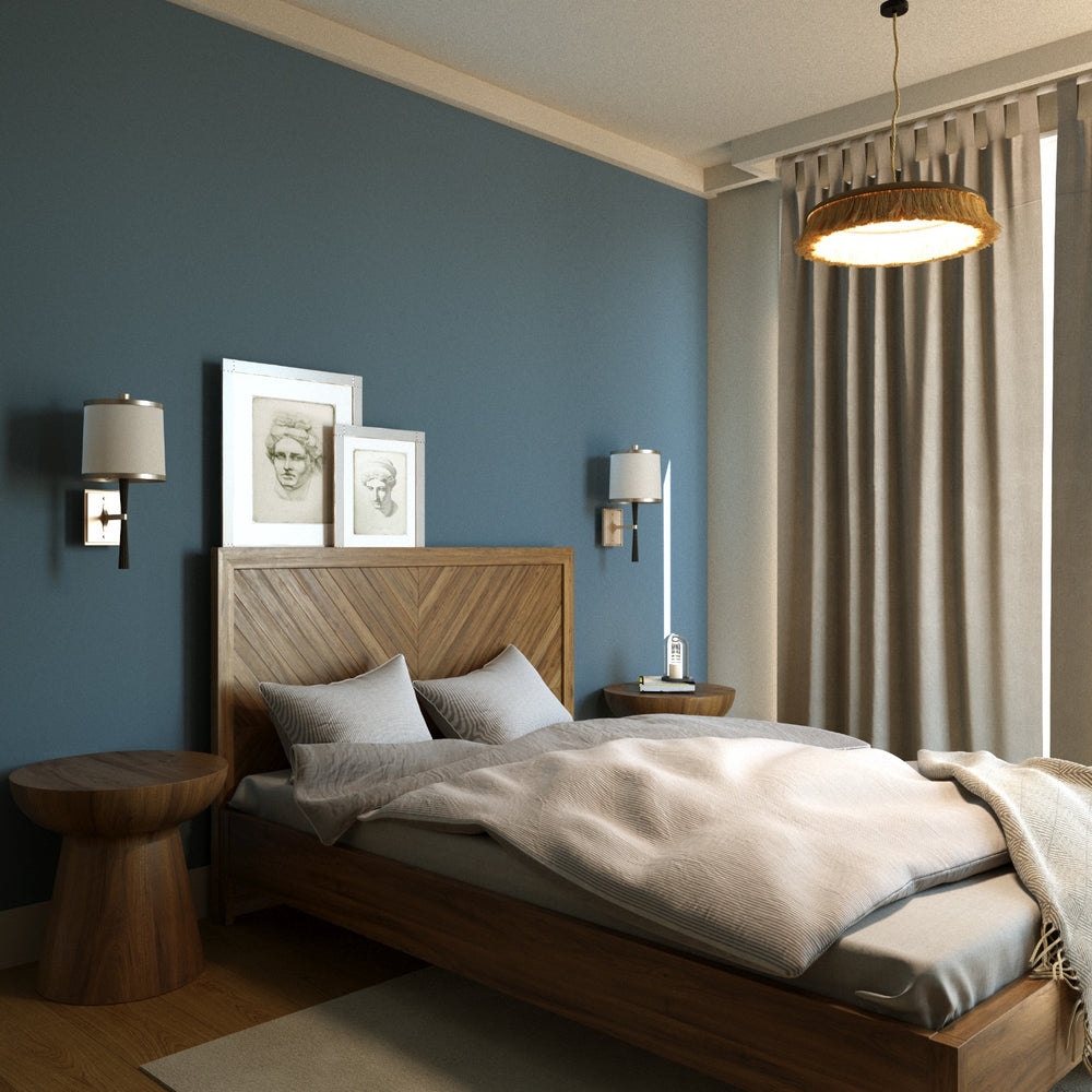 Herringbone Çift Kişilik Yatak, Balıksırtı Masif Meşe