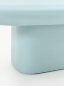 Anaya Modern Organik Tasarım Açık Mavi Fiberglas Orta Sehpa