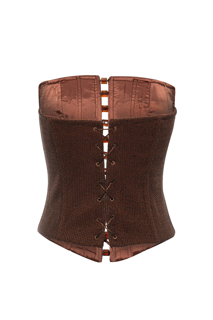 Angless Korse-Top-Roccie-34-Kahverengi-NowShopFun