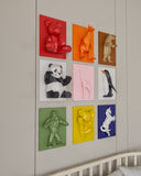 Animals Duvar Panoları 9'lu Set