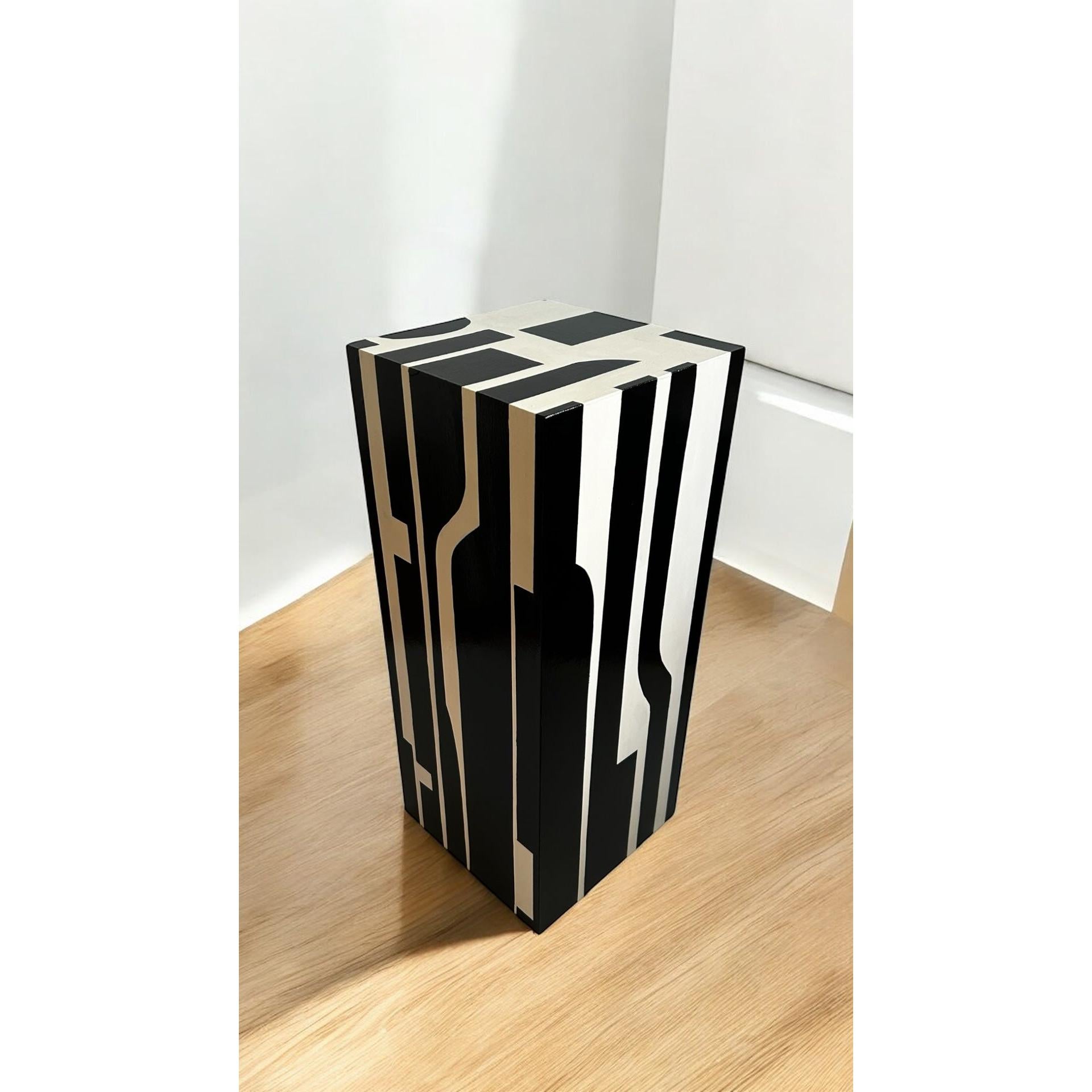 Anke Blok Ahşap Sehpa