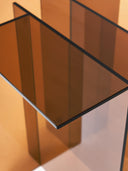 Anouk Modern Tasarım Cam Yan Sehpa