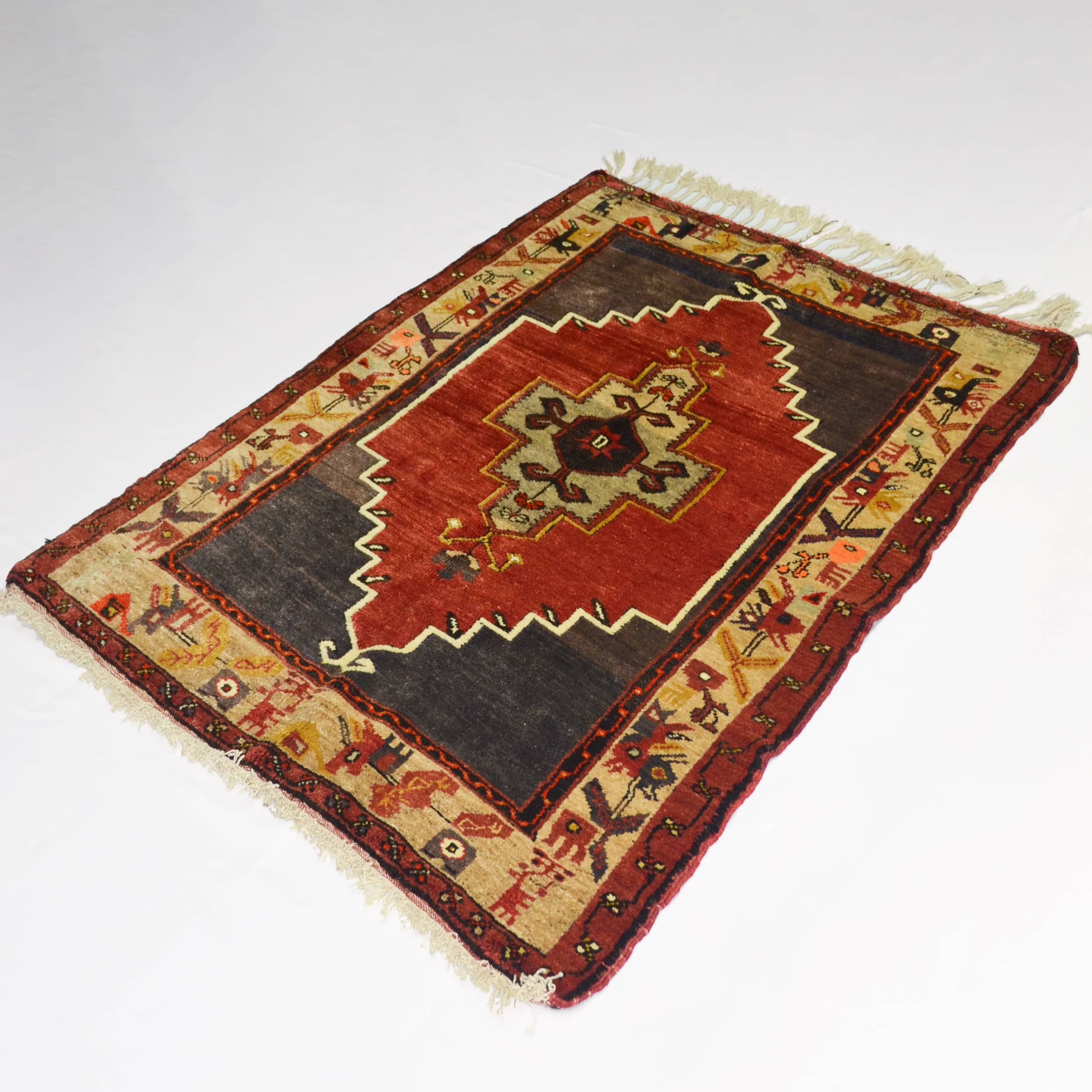 Antika El Dokuma Adana Halısı 104x140 cm