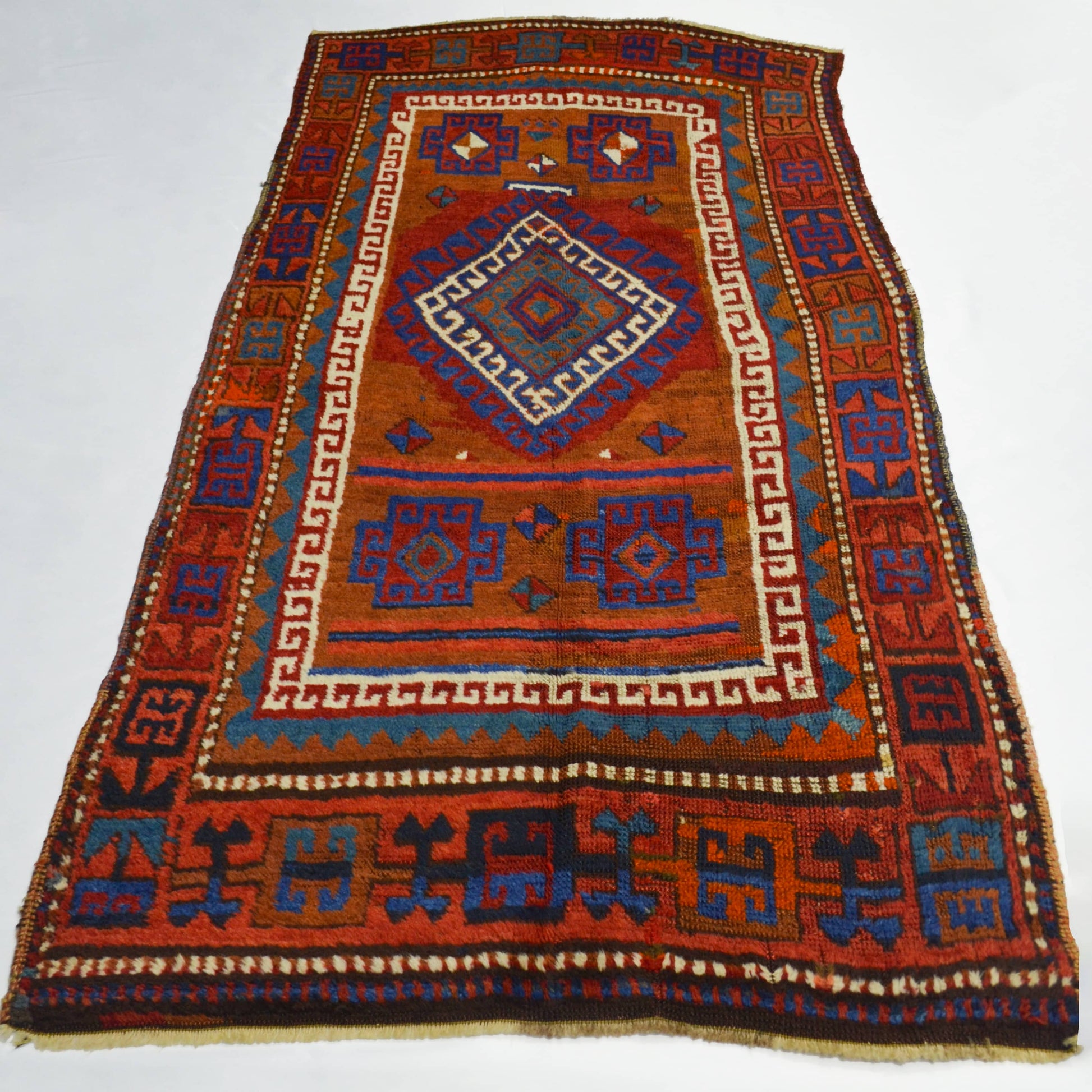 Antika Malatya Şafak Aşireti Halısı 94x190 cm