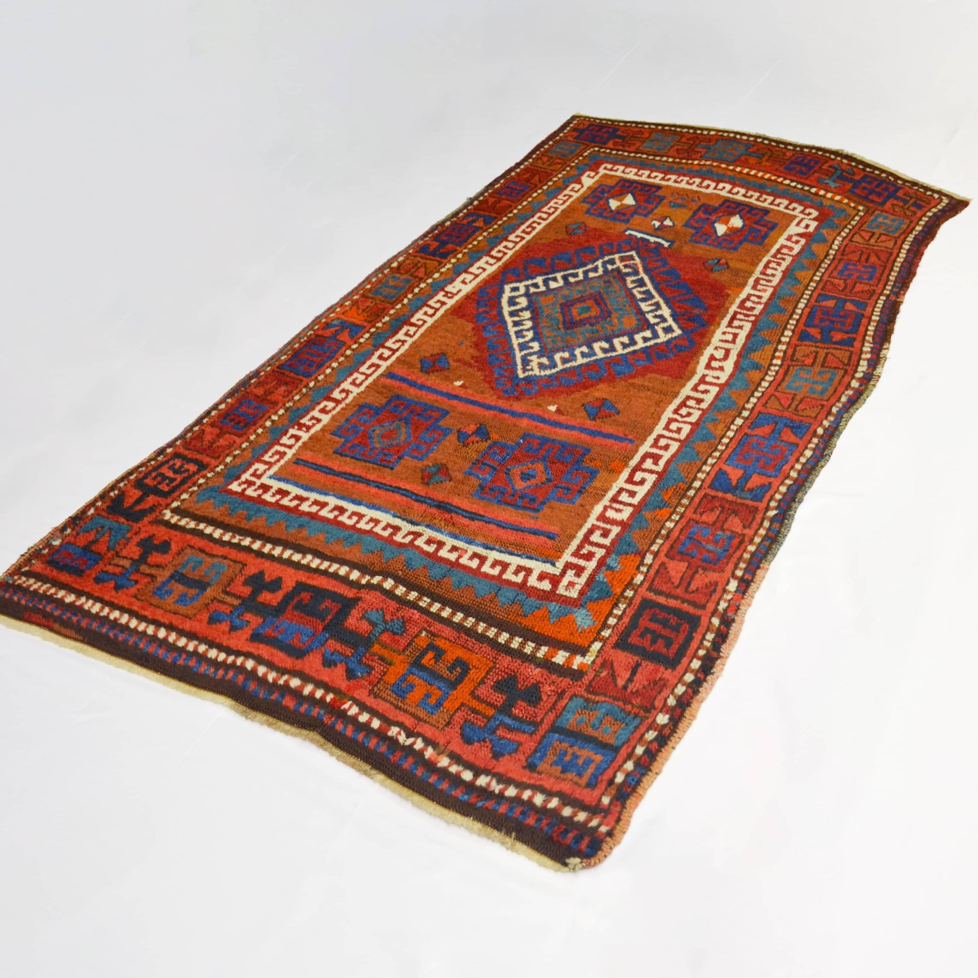 Antika Malatya Şafak Aşireti Halısı 94x190 cm