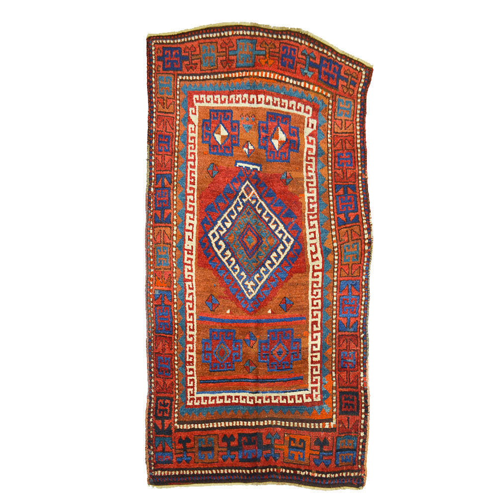 Antika Malatya Şafak Aşireti Halısı 94x190 cm