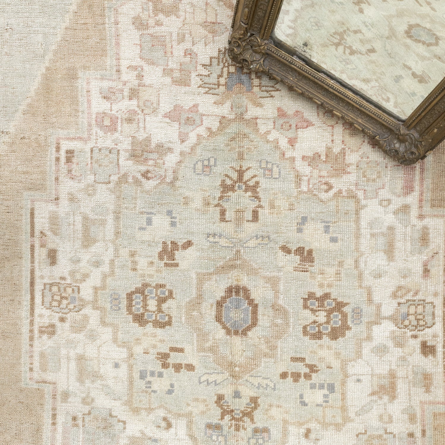 Anver Yöresel Taşpınar Desenli El Dokuma Yün Halı 148x285 cm