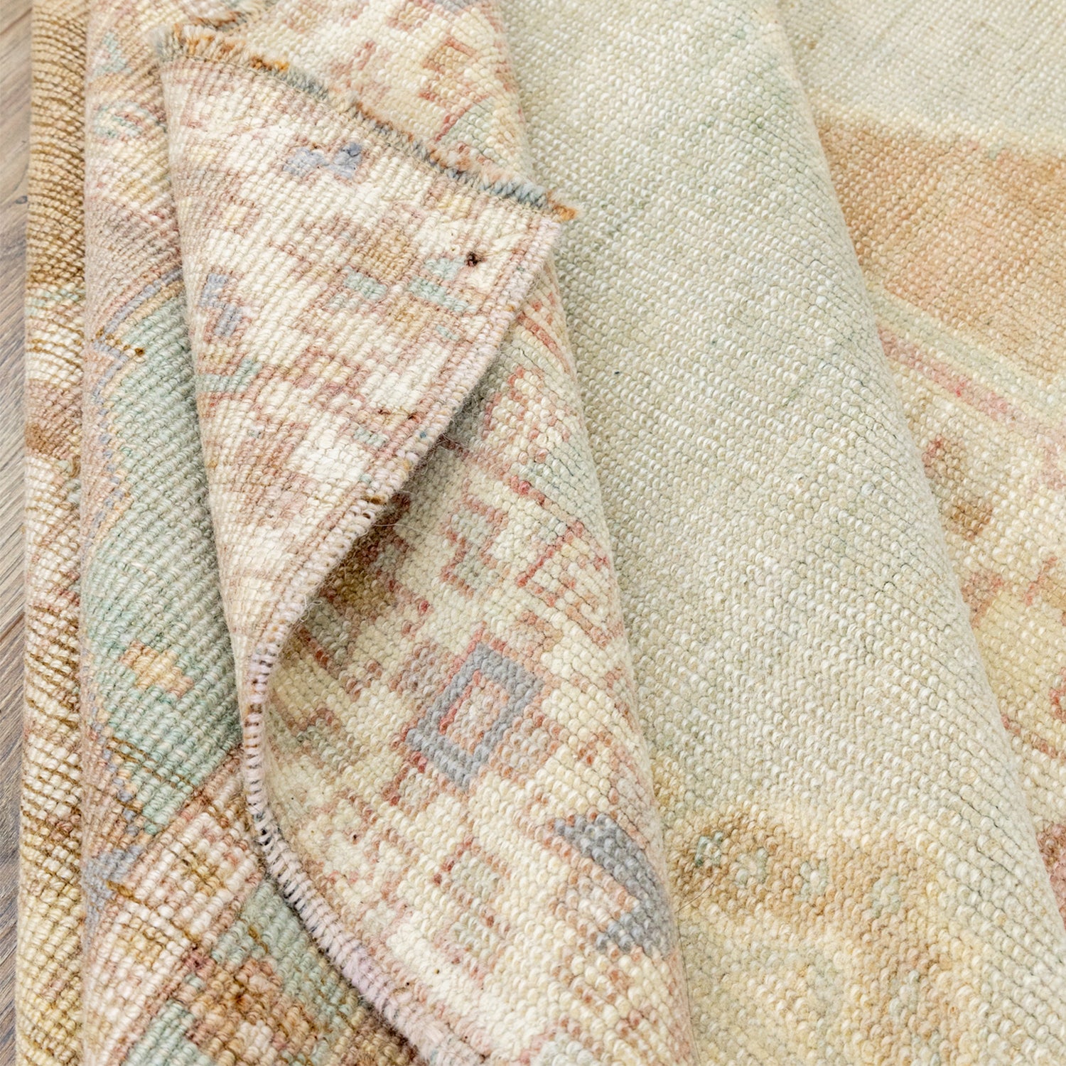 Anver Yöresel Taşpınar Desenli El Dokuma Yün Halı 148x285 cm