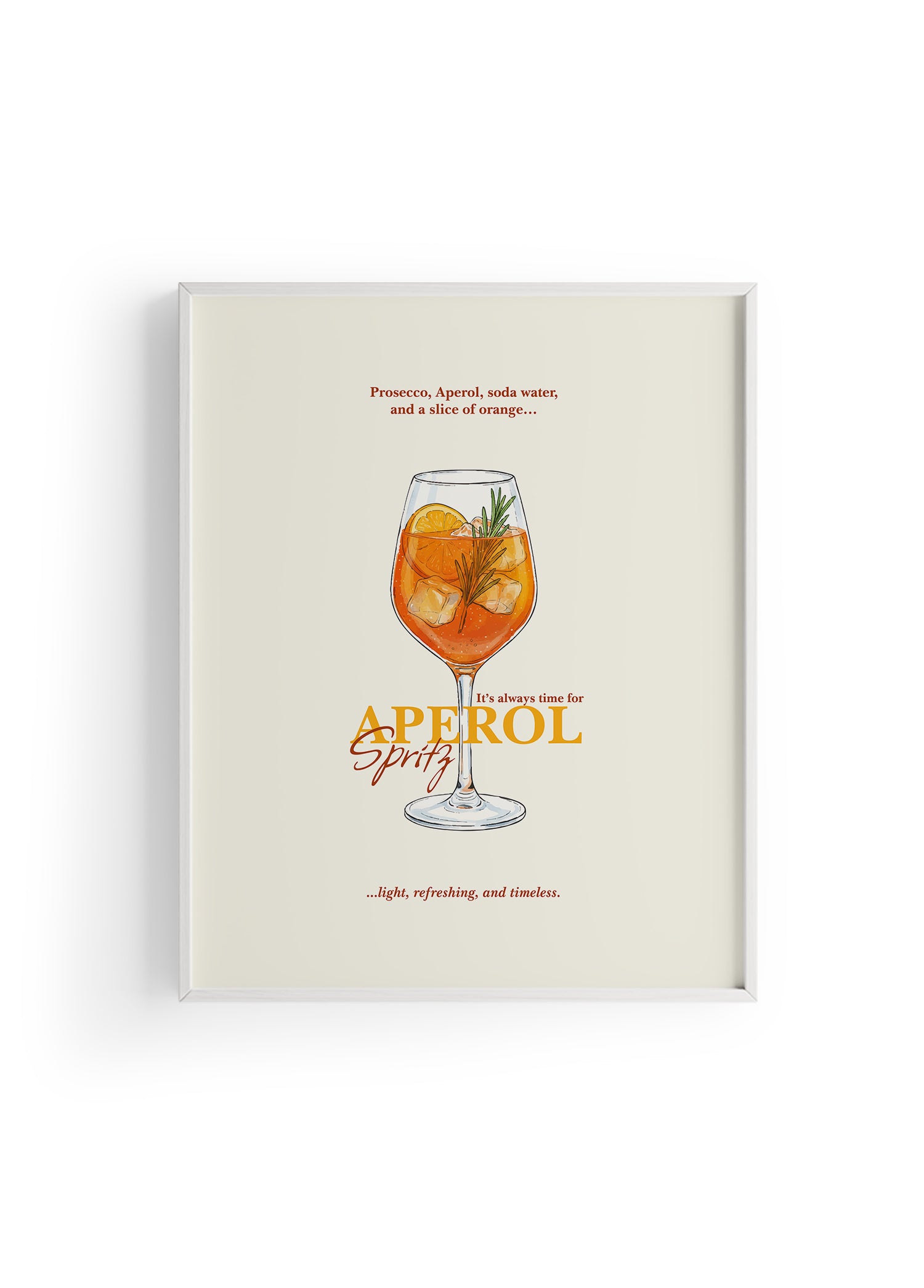 Aperol Spritz Kokteyl Posteri