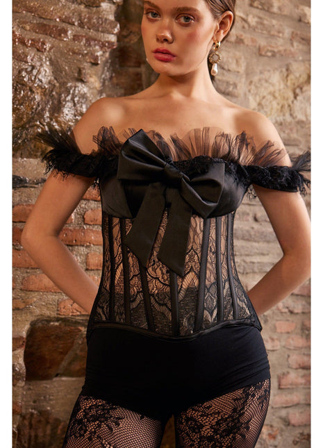 Aphrodite Korse-Top-Sinem Taşkın-Ekru-NowShopFun