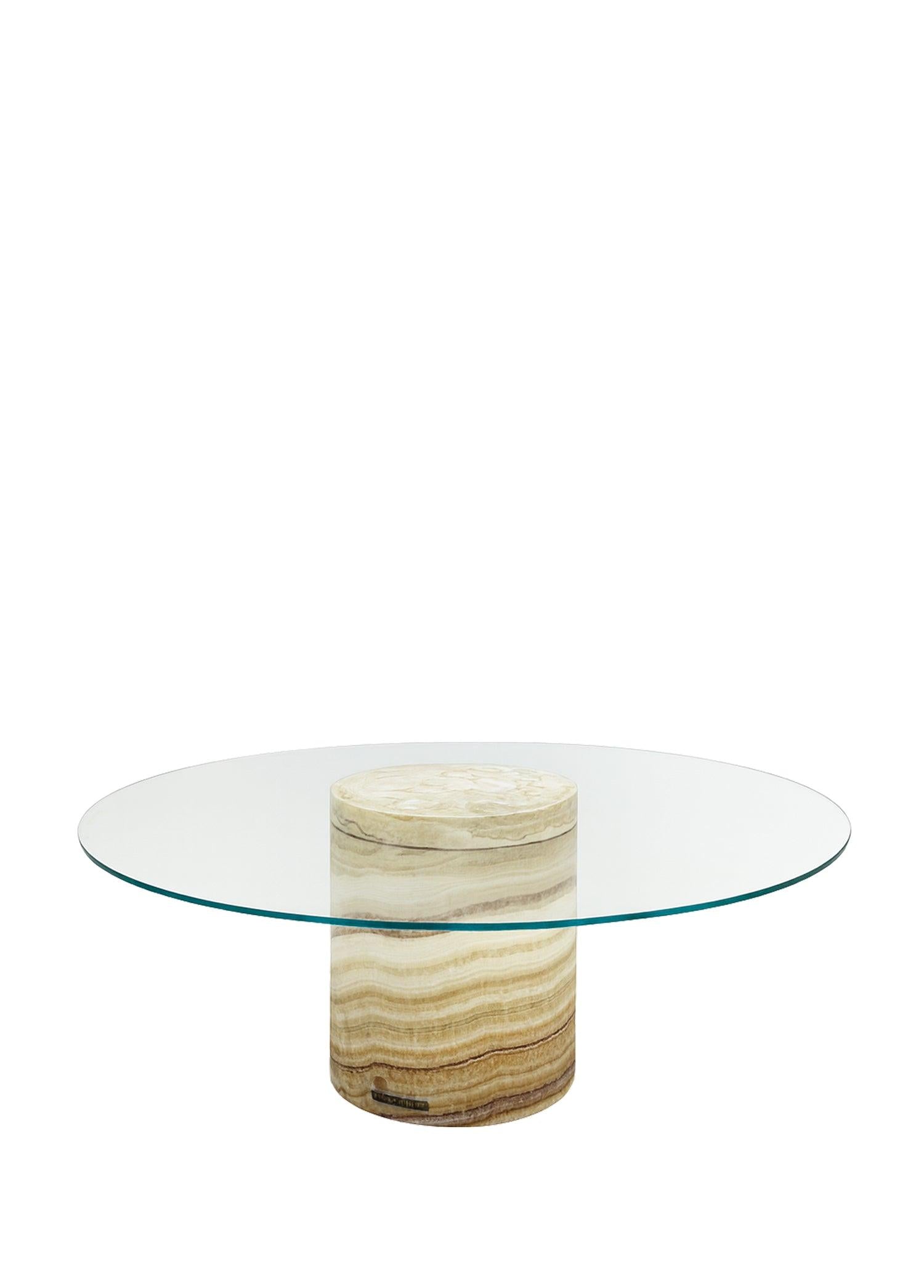 Apollo Kahverengi Onyx Orta Sehpa