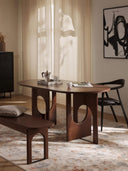 Apollo Koyu Meşe Oval Yemek Masası