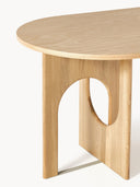 Apollo Modern Lüks Tasarım Oval Yemek Masası