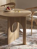 Apollo Modern Lüks Tasarım Oval Yemek Masası