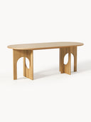 Apollo Modern Lüks Tasarım Oval Yemek Masası