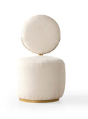 Aqua Berjer Puf-Scala Concept-gold-NowShopFun