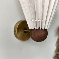 Arbor Pleat Duvar Pileli Buldan Kumaş Başlıklı Apliği-Aplik-Levaillant-NowShopFun