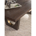 Arcen | Metal Detaylı Özel Ayaklı Yemek & Toplantı Masası-Innature Home-160*80-Siyah-NowShopFun