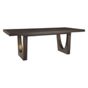 Arcen | Metal Detaylı Özel Ayaklı Yemek & Toplantı Masası-Innature Home-160*80-Siyah-NowShopFun