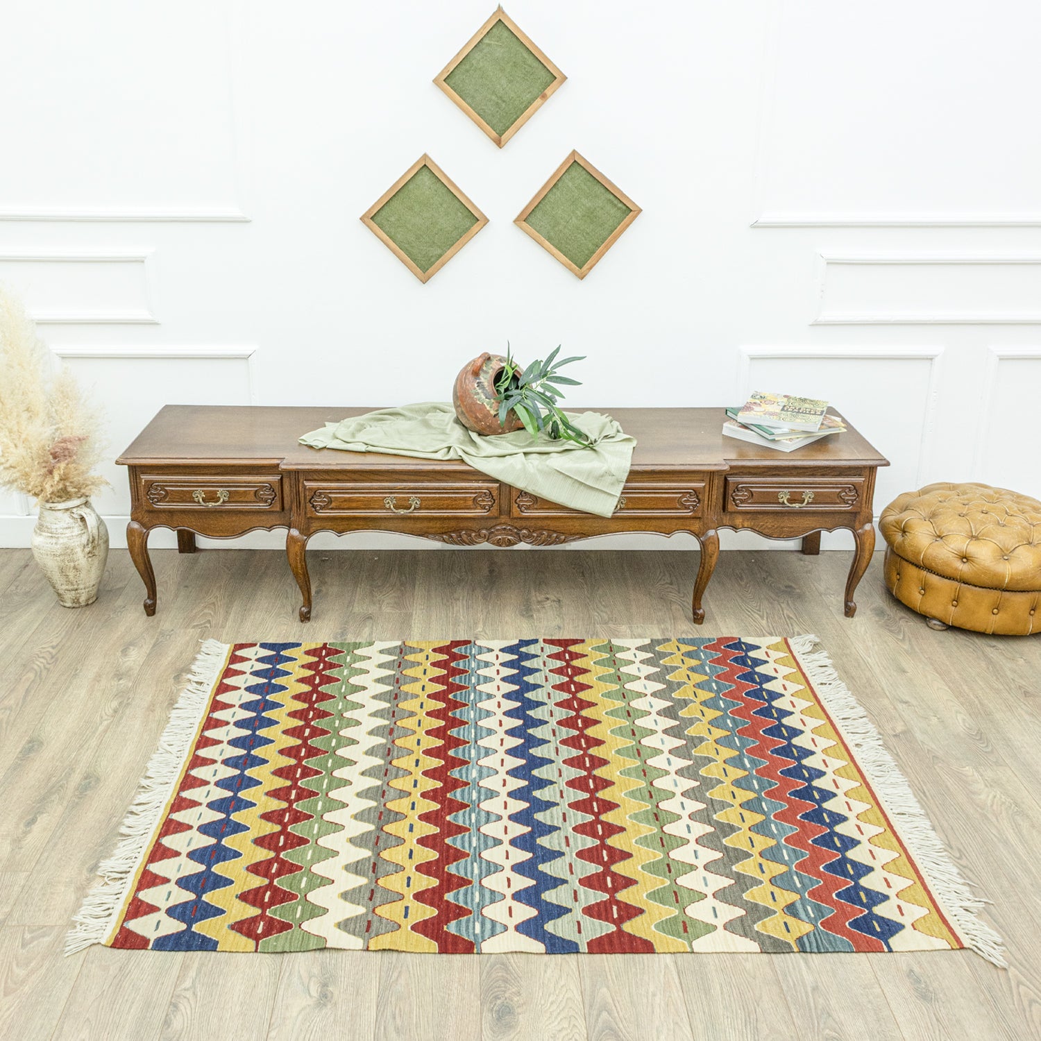 Armiya Modern El Dokuma Yün Kilim 120x171 cm