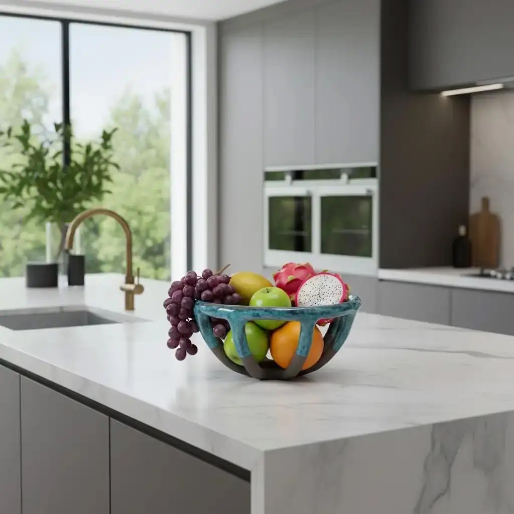 Art Deco Seramik Sepet